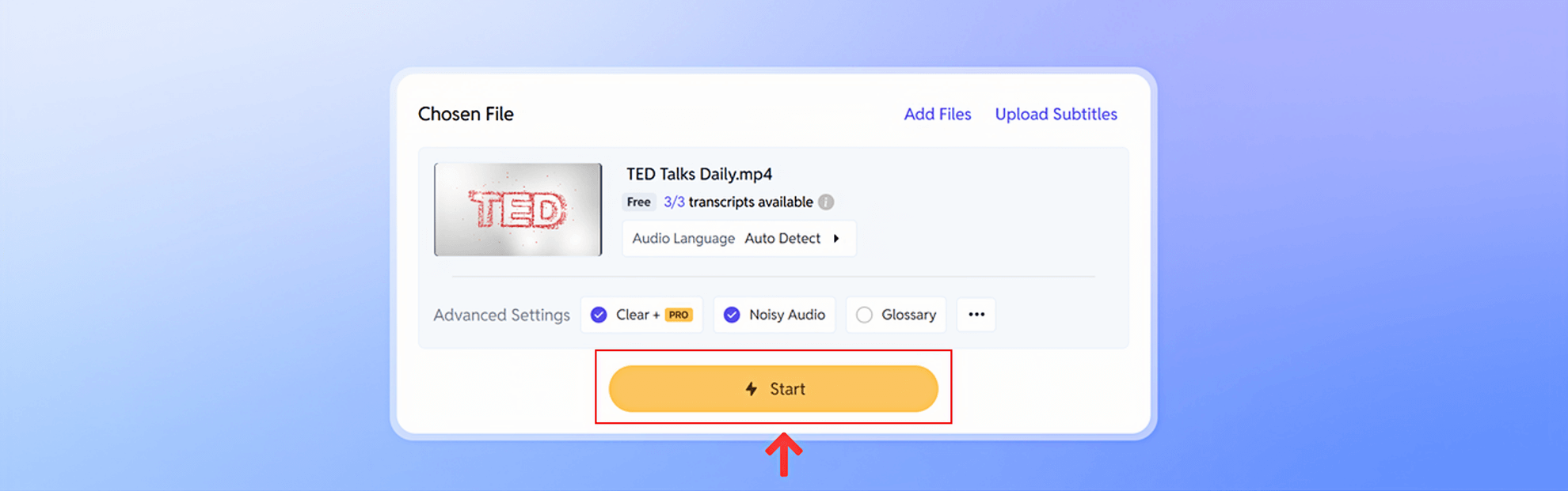 transcribe your podcast