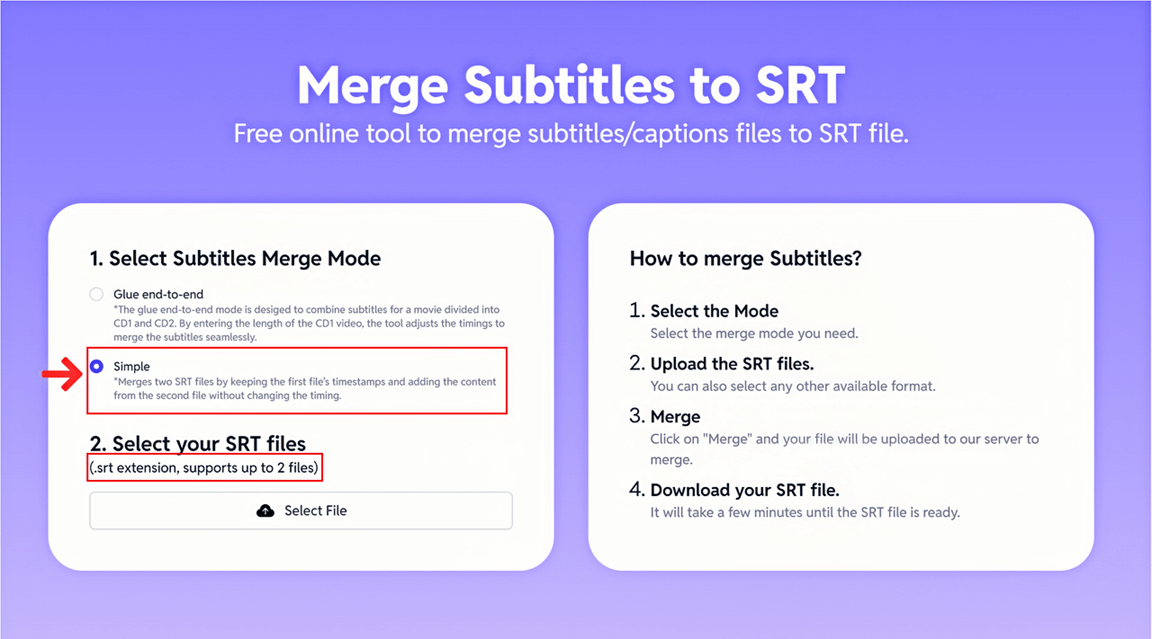 Simple mode and file upload restriction