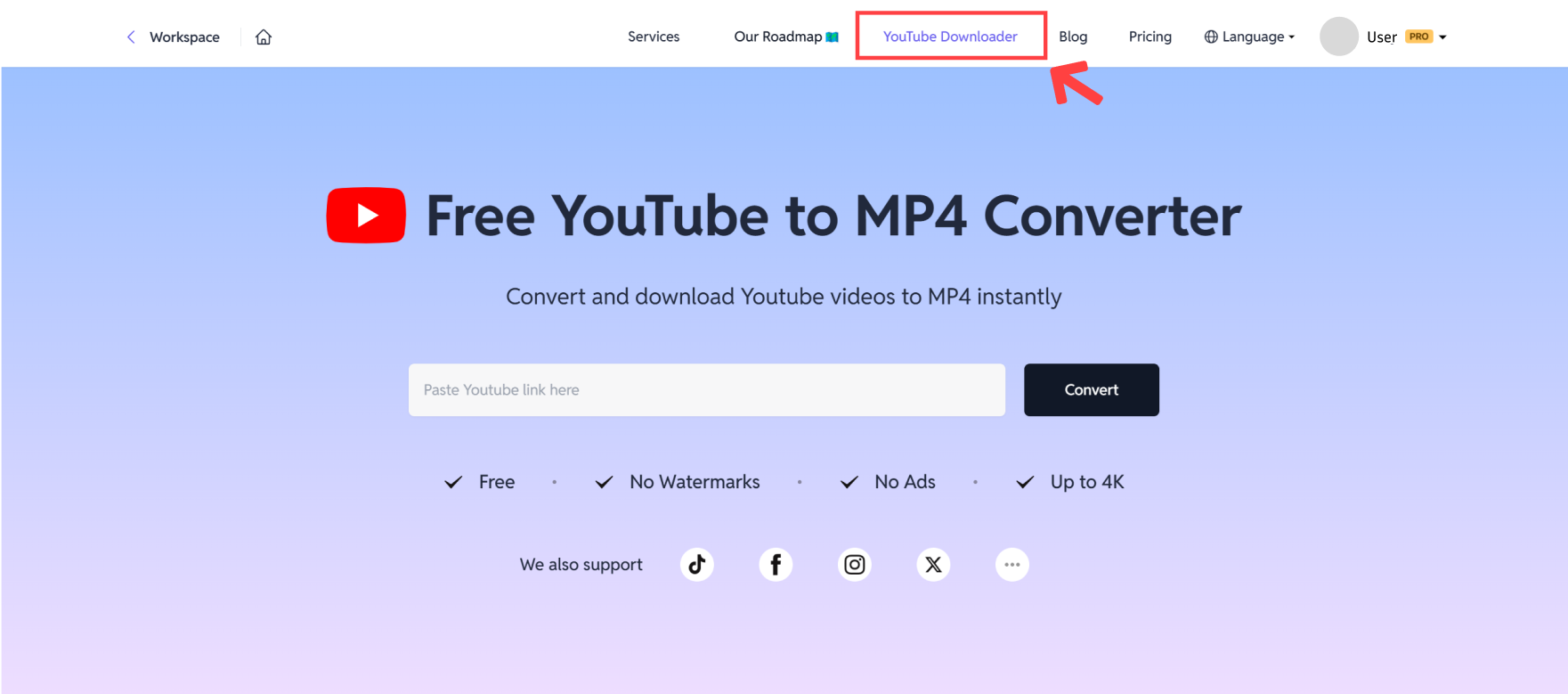 Descargador de YouTube de SubEasy